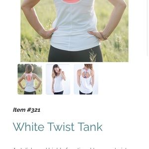Zyia Black Twist Tank